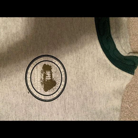 MICHIGAN STATE ELI BROAD VINTAGE PULLOVER - Picture 6 of 8